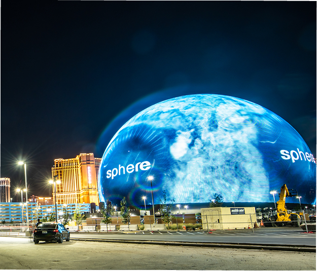The Las Vegas Sphere Exterior